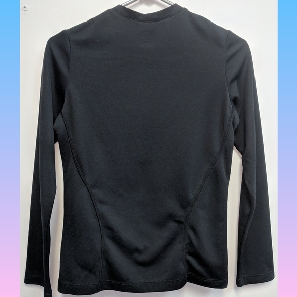 Nike Performance Long Sleeve Shirt Size SM Black - Picture 3 of 4